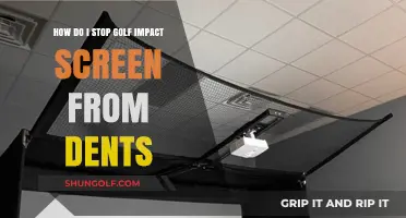 Preventing Dents: Tips to Protect Your Golf Impact Screen