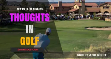 Master Your Mind: Strategies to Silence Negative Thoughts in Golf