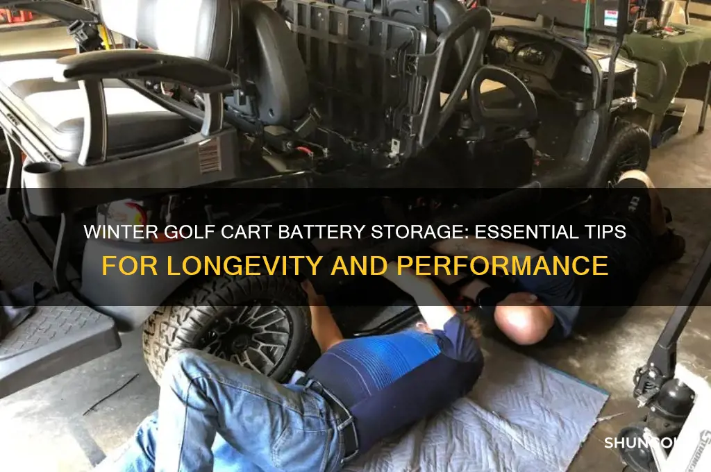 how do i store golf cart battery for winter