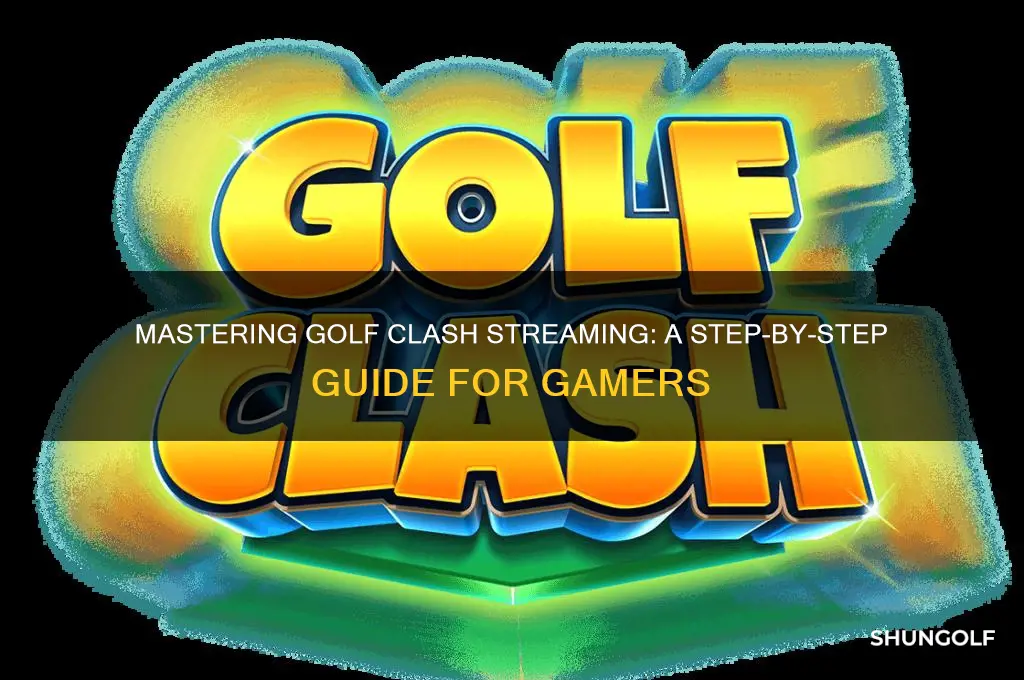 how do i stream my golf clash game