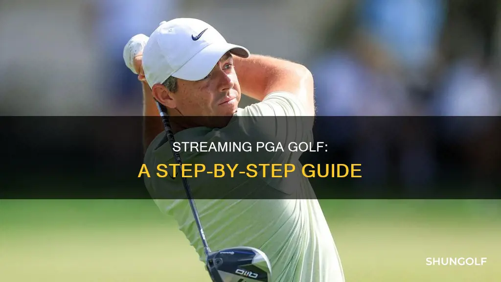 how do i stream pga golf