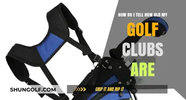 Determining the Age of Your Golf Clubs: A Comprehensive Guide