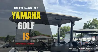 Identifying Your Yamaha Golf Cart's Year: A Comprehensive Guide