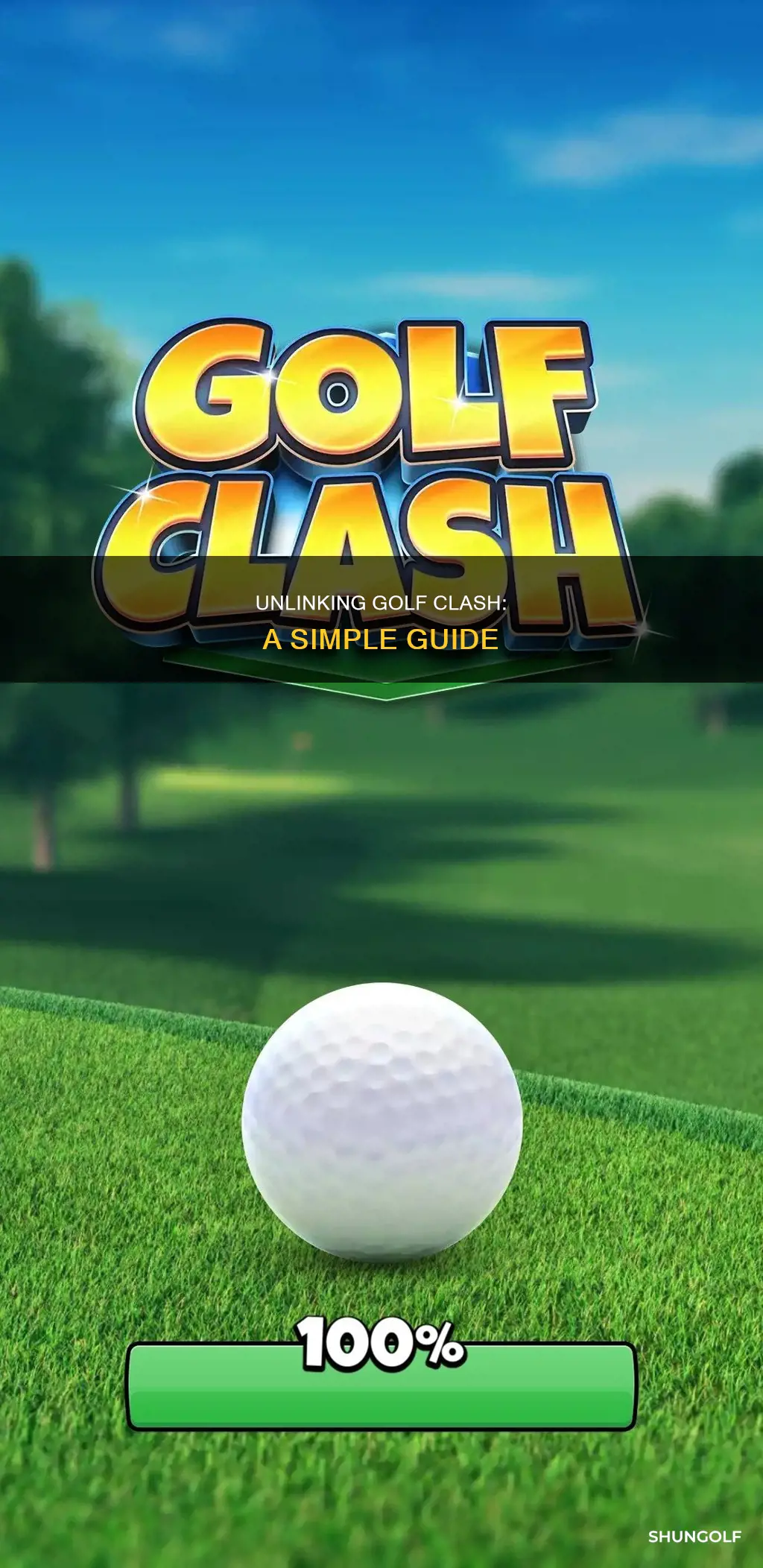 how do i unconnect golf clash