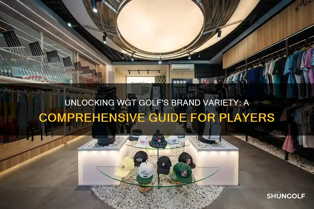 how do i unlock other brands in wgt golf