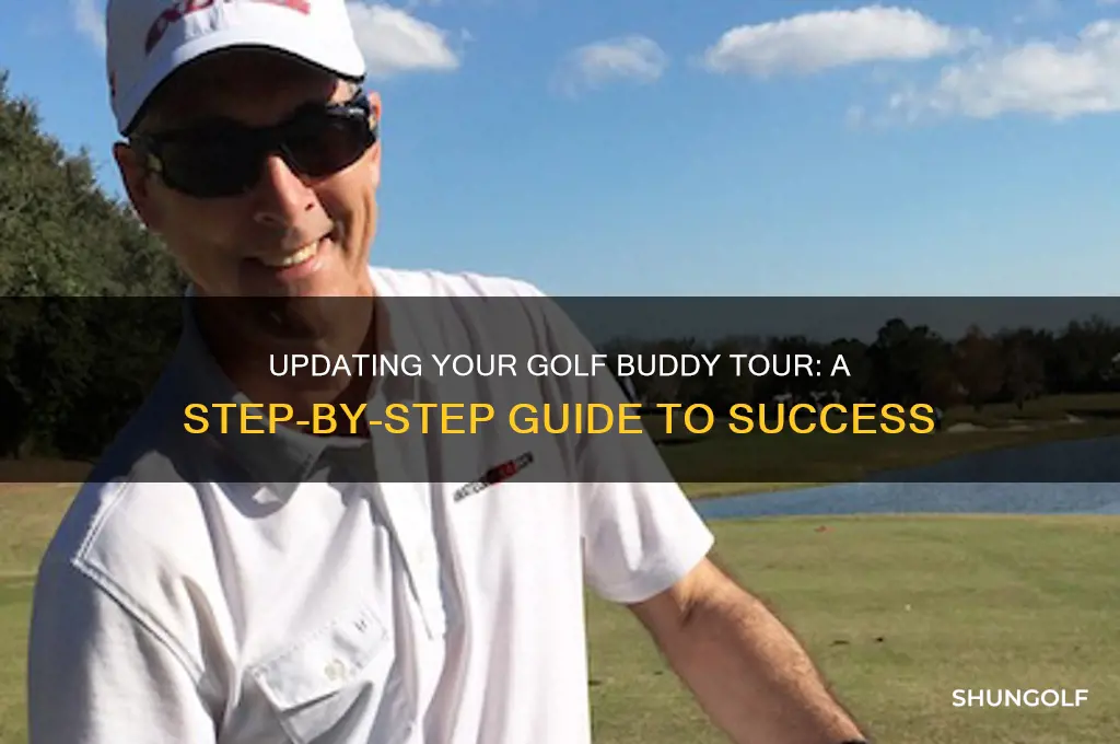 how do i update my golf buddy tour