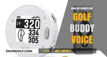 Updating Your Golf Buddy Voice: A Step-by-Step Guide for Golfers