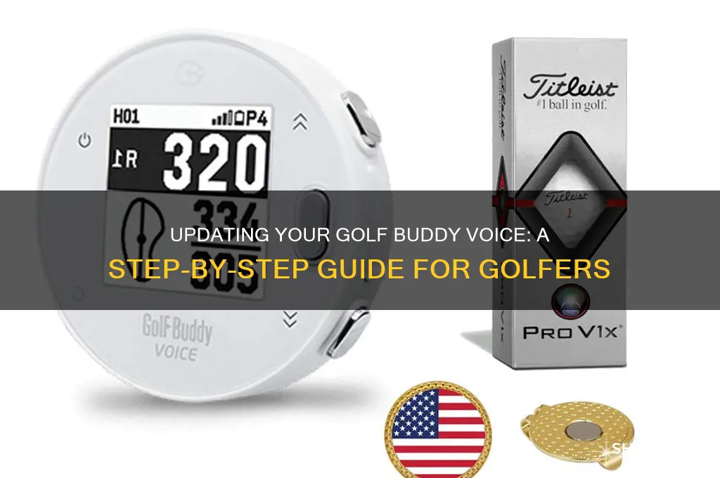 how do i update my golf buddy voice
