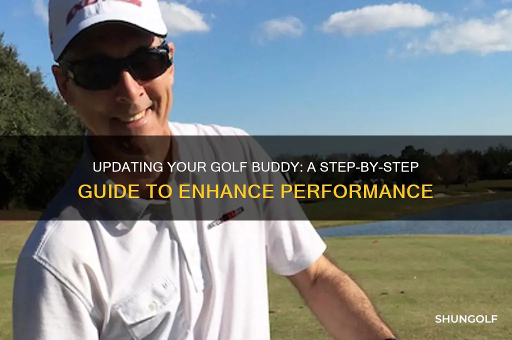 how do i update my golf buddy
