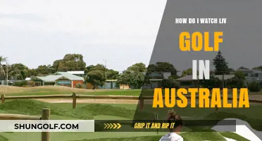 Tee Off Down Under: Your Guide to Watching LIV Golf in Australia
