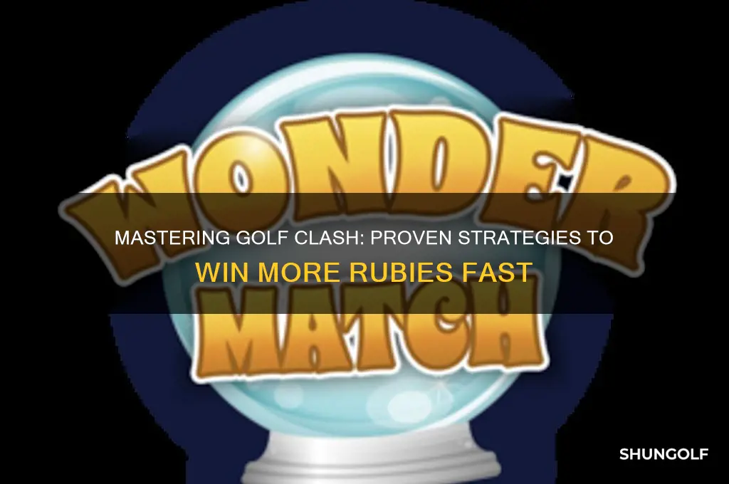 how do i win more rubies on golf clash