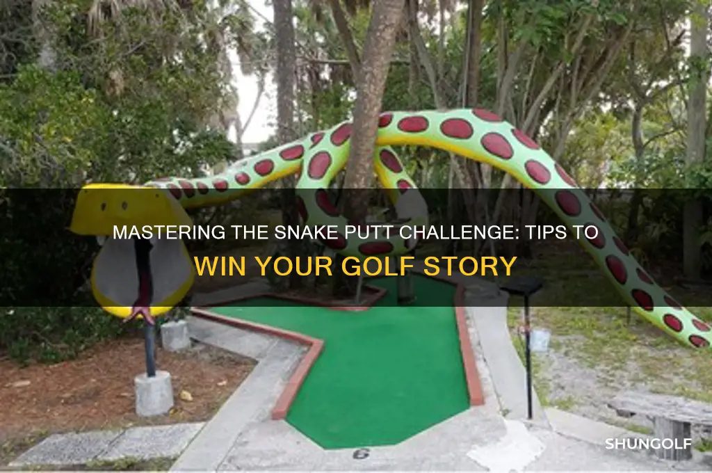 how do i win the snake put challenge golf story