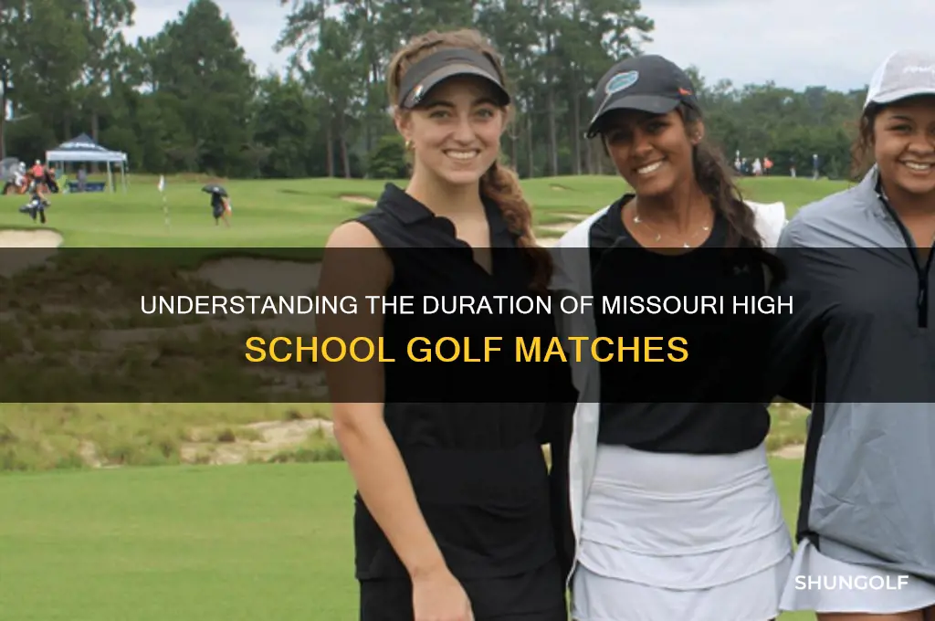 how do mo high school golf matches last