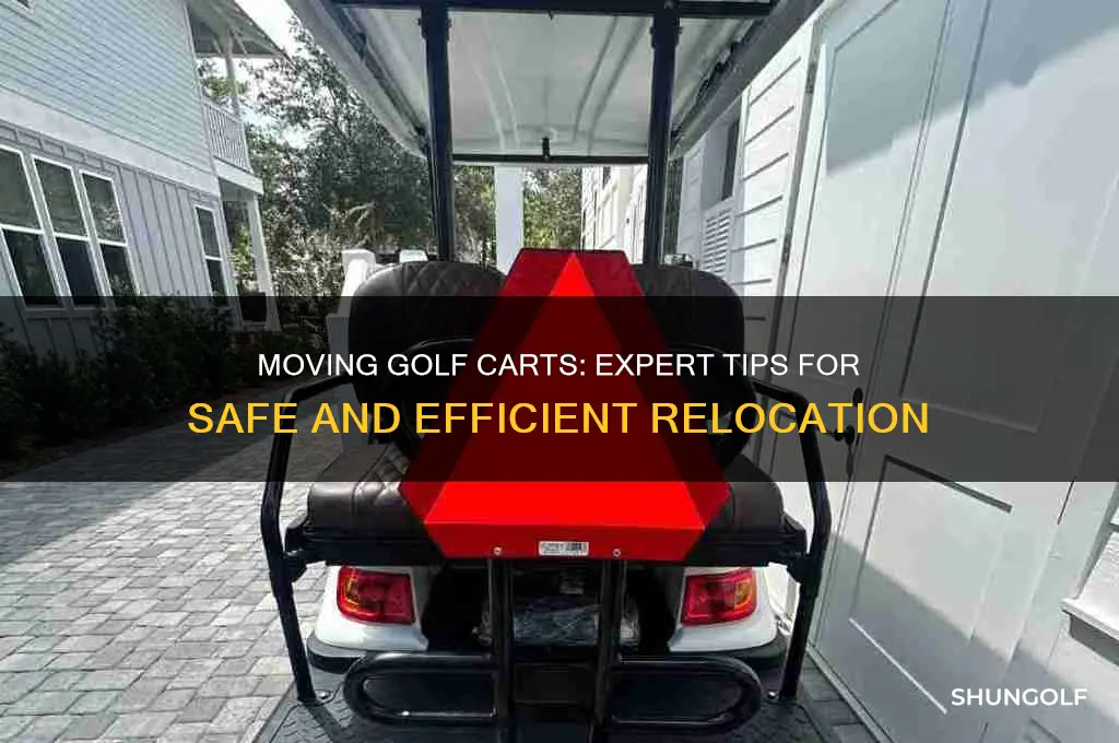 how do mover handle moving a golf cart