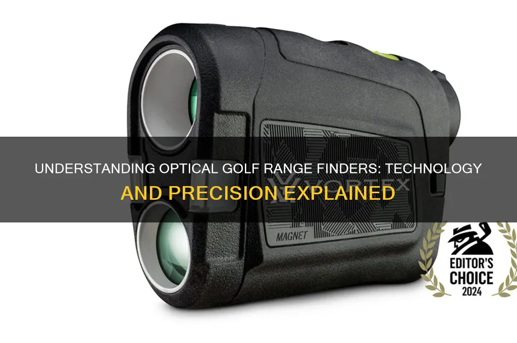 how do optical golf range finders work