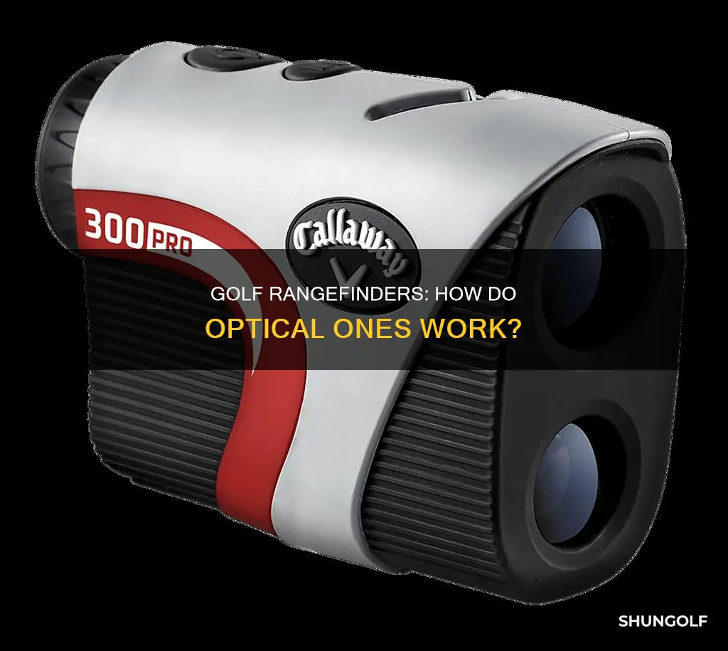 how do optical golf rangefinders work