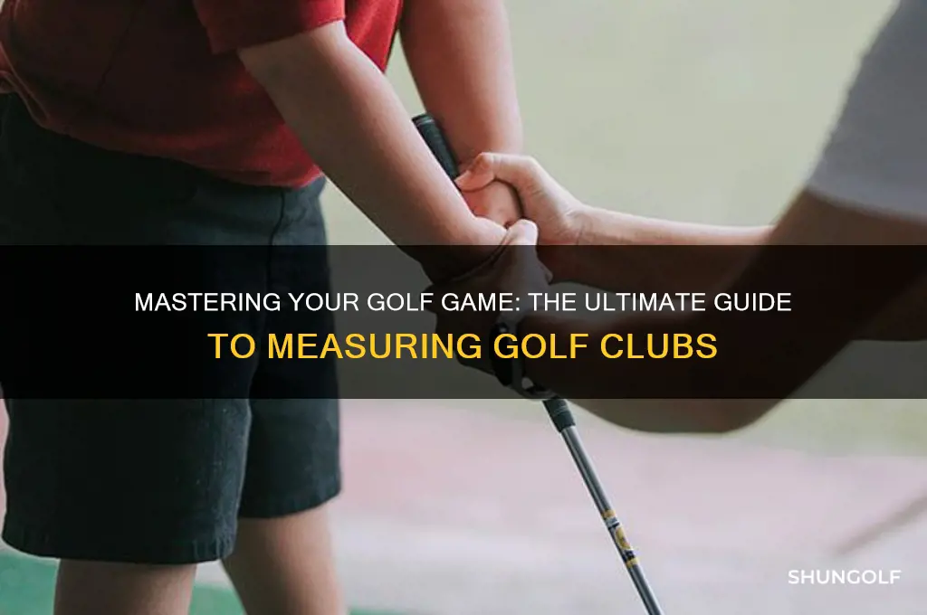 how do people measure for golf clubs
