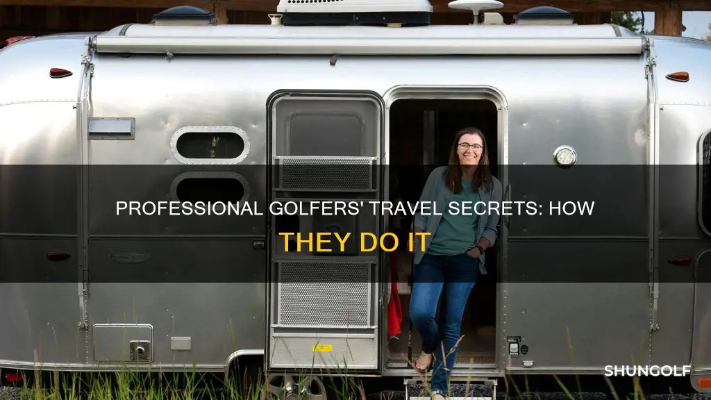 how do professional golfer travel