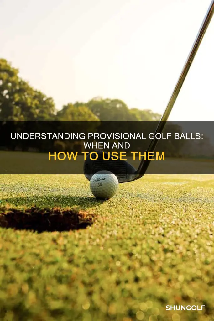 how do provisionals work in golf