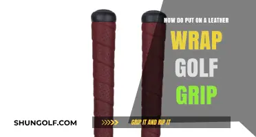 Mastering the Art of Installing a Leather Wrap Golf Grip