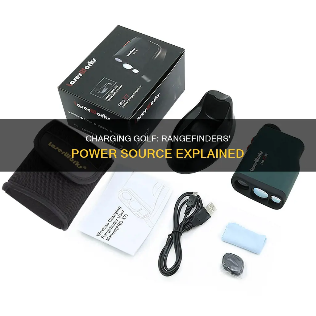 how do rangefinders charge golf