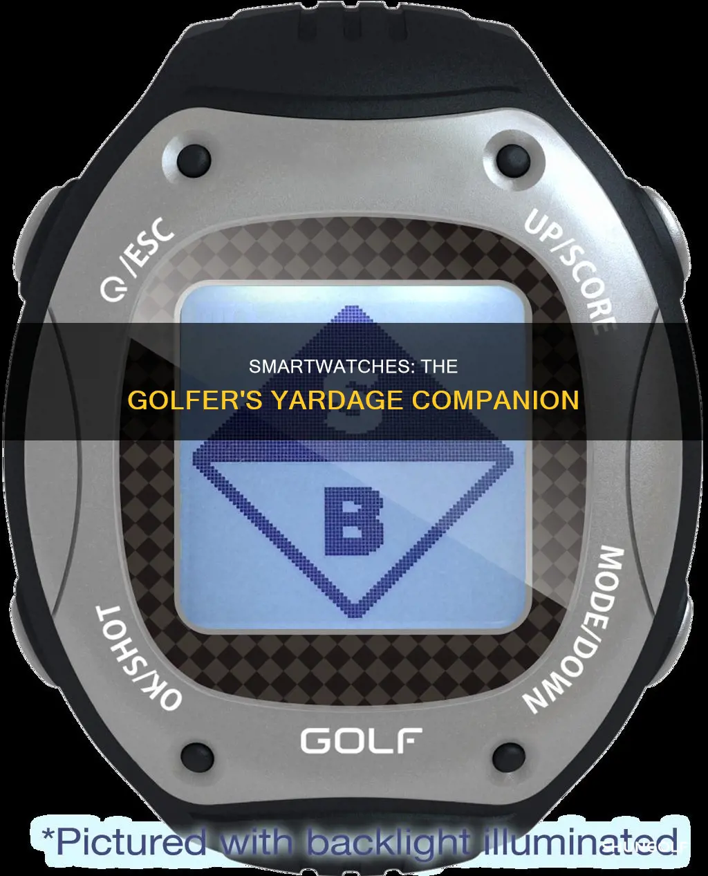 how do smartwatches do golf yardage