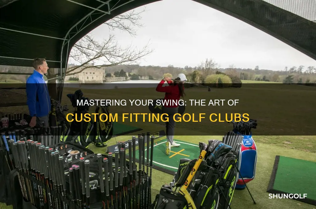 how do they custom fit golf clubs