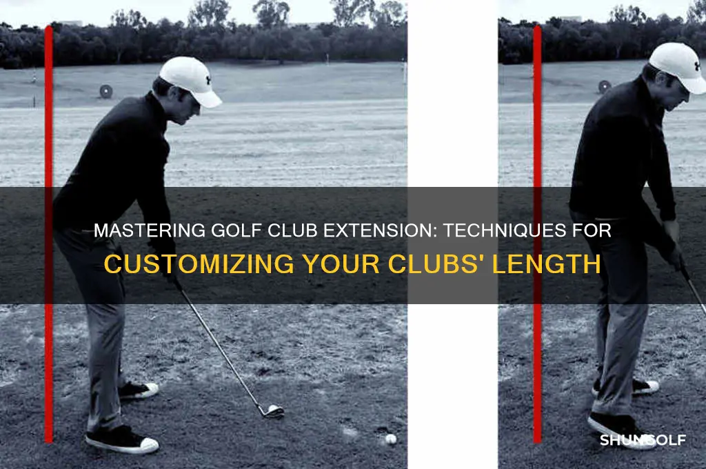 how do they extend golf clubs