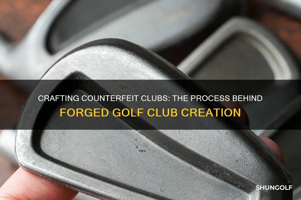 how do they make forged golf clubs