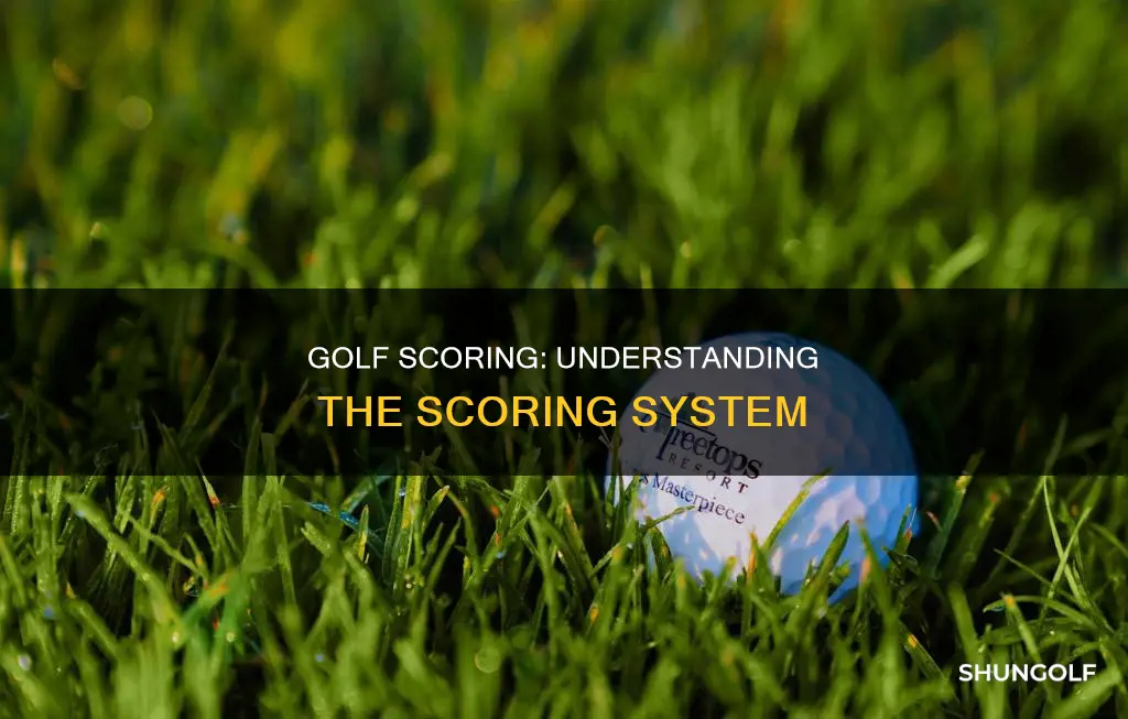 how do they score golf