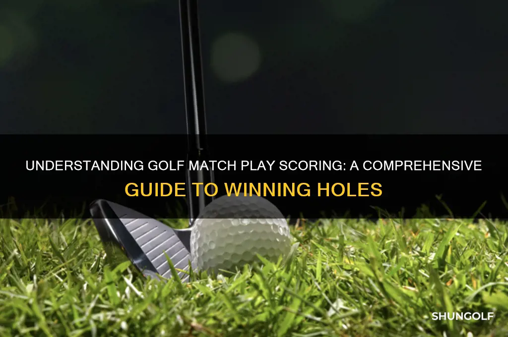 how do they score match play in golf