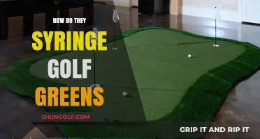 The Science of Golf Greens: Syringing Techniques