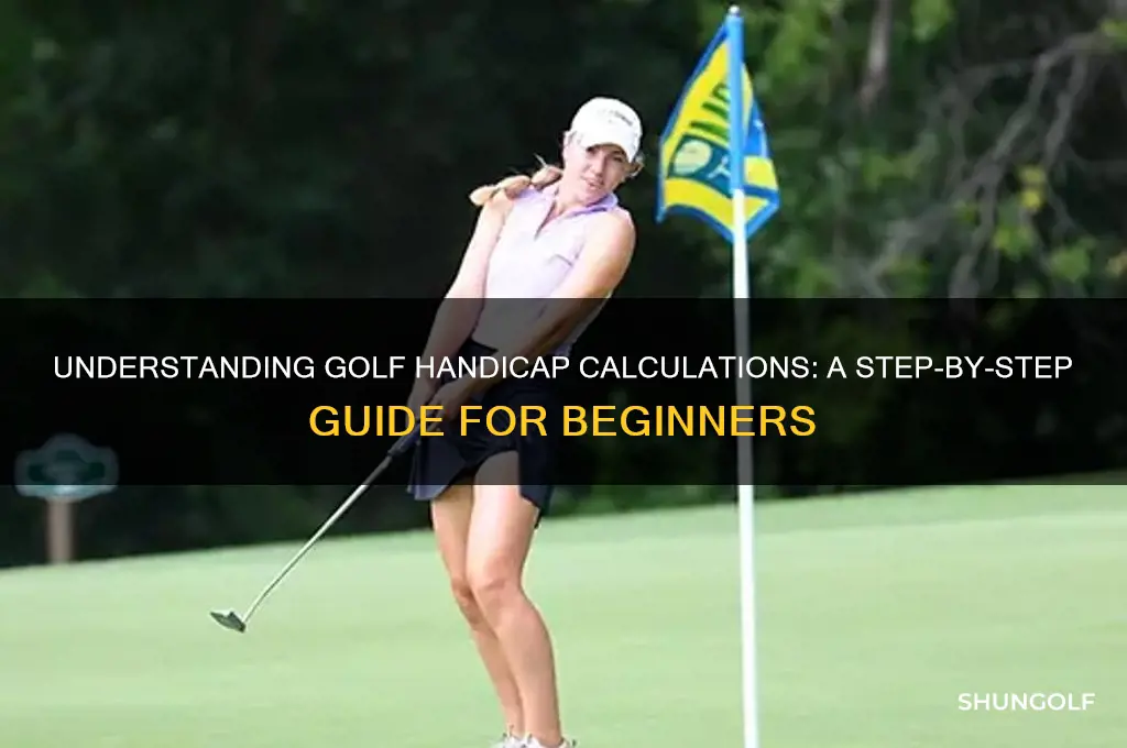 how do they work out your golf handicap