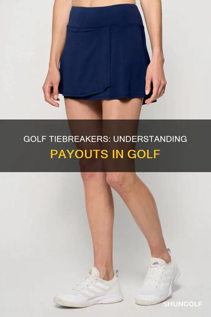how do ties payout in golf