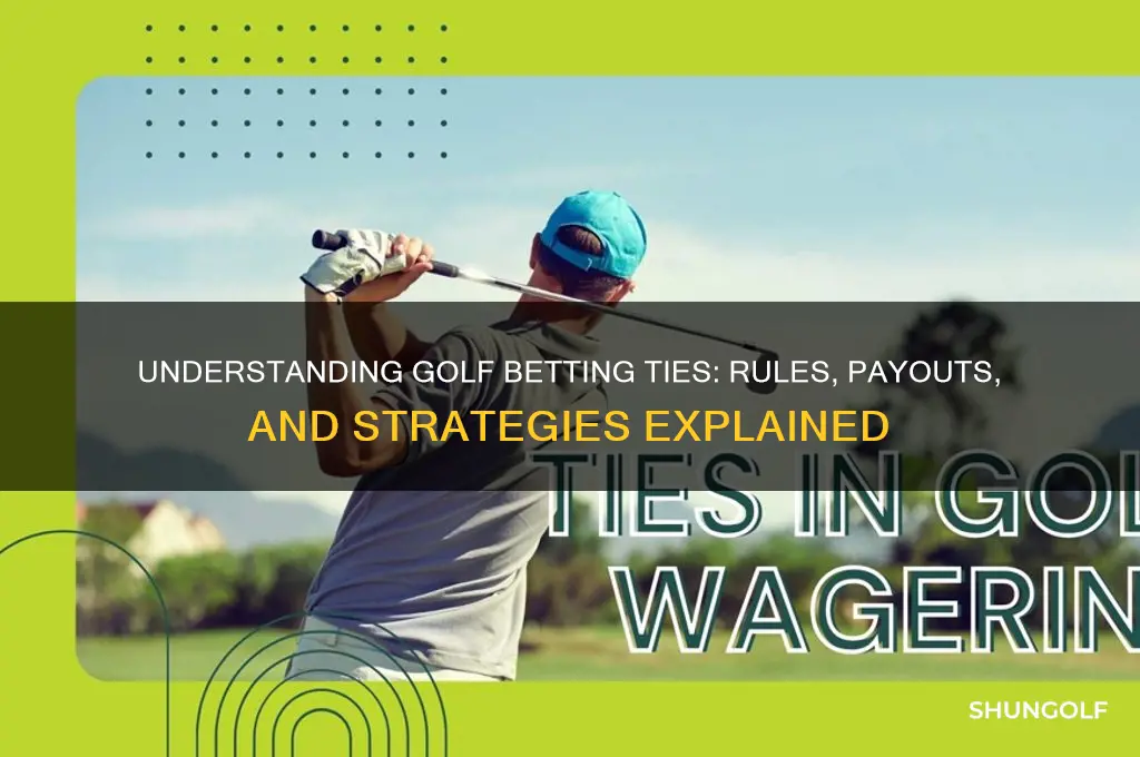 how do ties work in golf betting