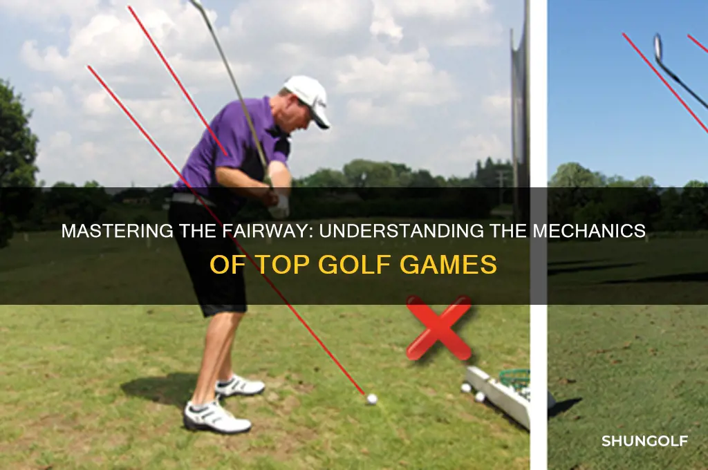 how do top golf games work