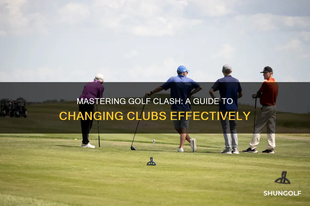 how do u change clubs in golf clash