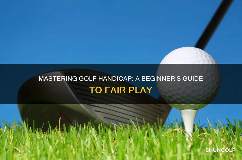 how do u play golf handicap
