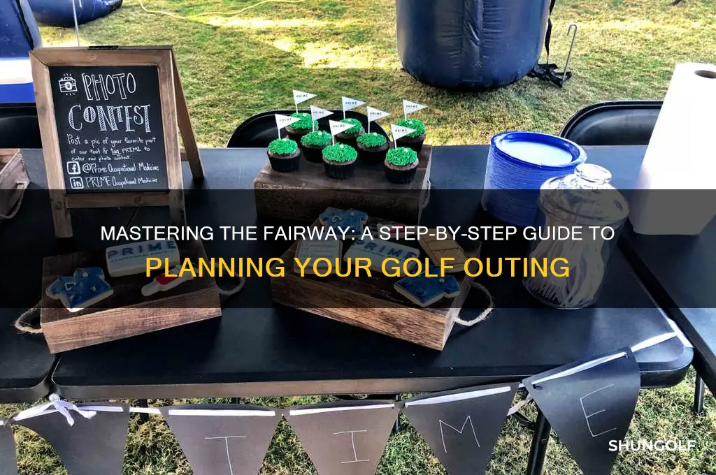 how do u set up a golf outing