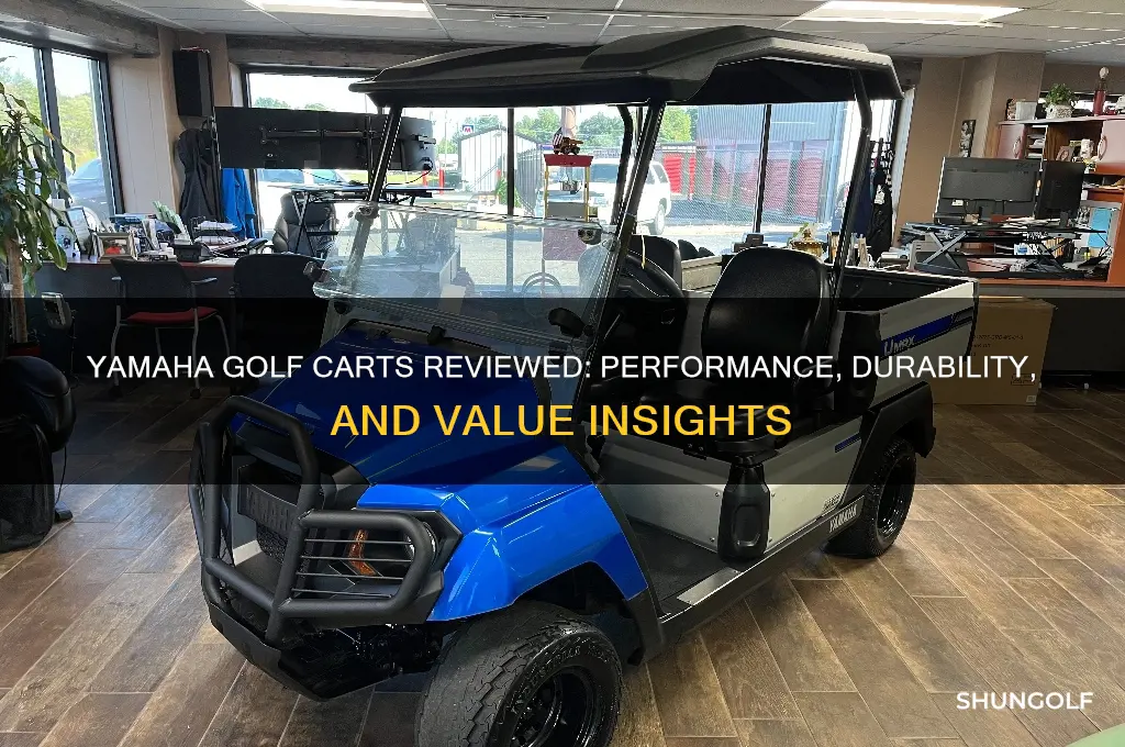 how do yamaha golf carts rate