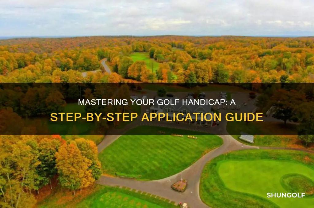 how do you apply your golf handicap