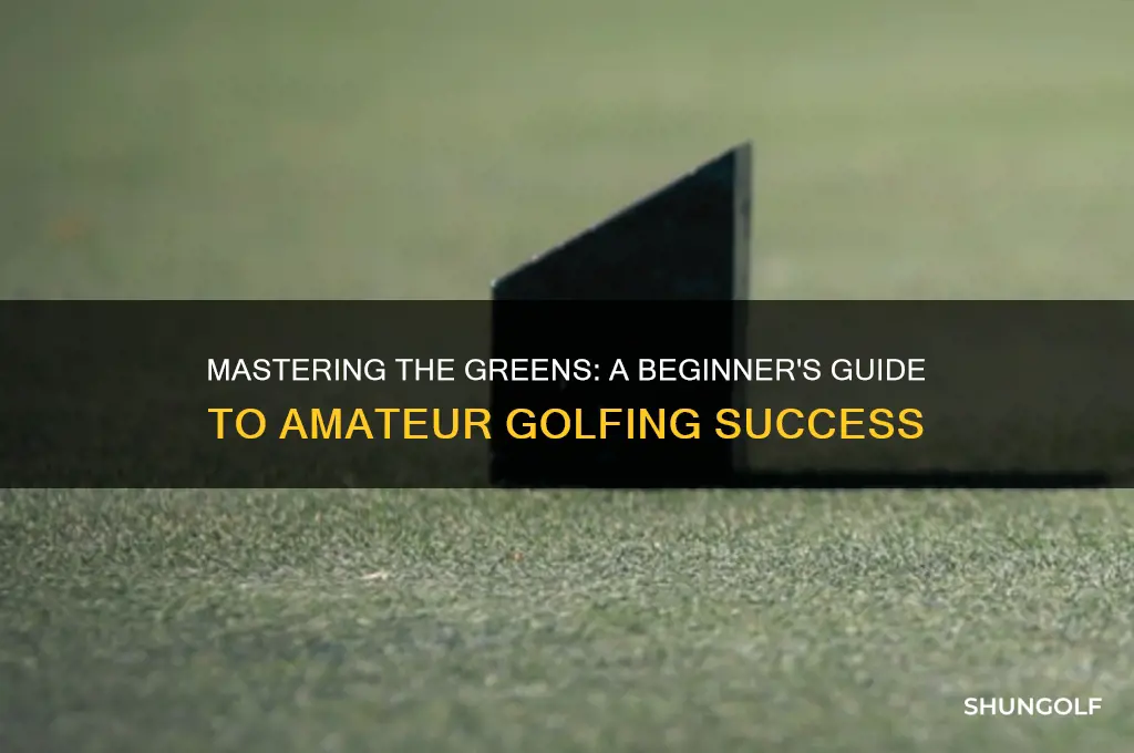 how do you become a amature golfer