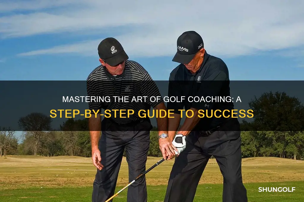 how do you become a golf coach