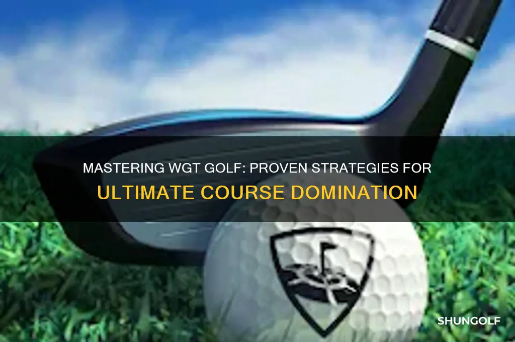 how do you become a master at wgt golf