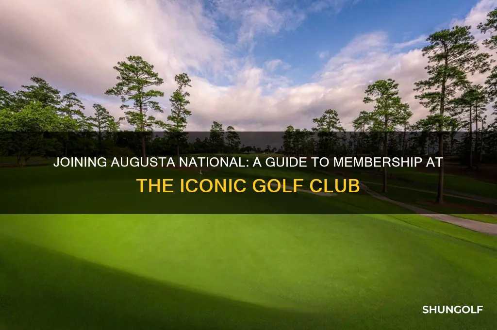how do you become a member of augusta golf course