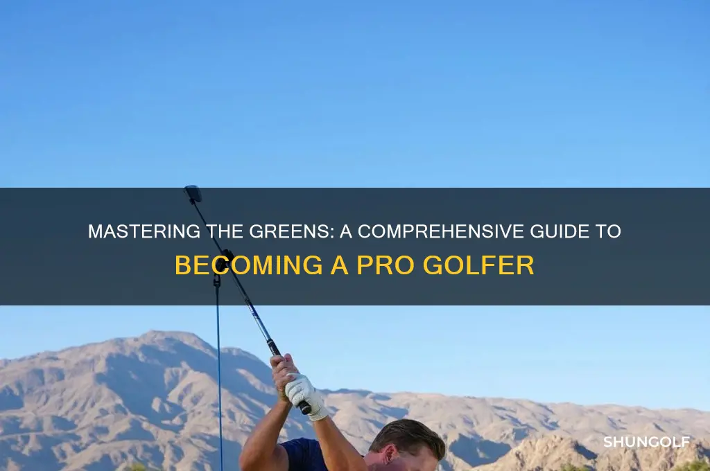 how do you become a pro golfer
