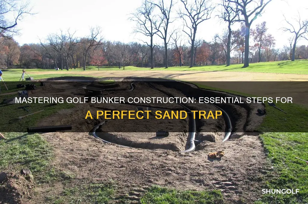 how do you build a golf bunker