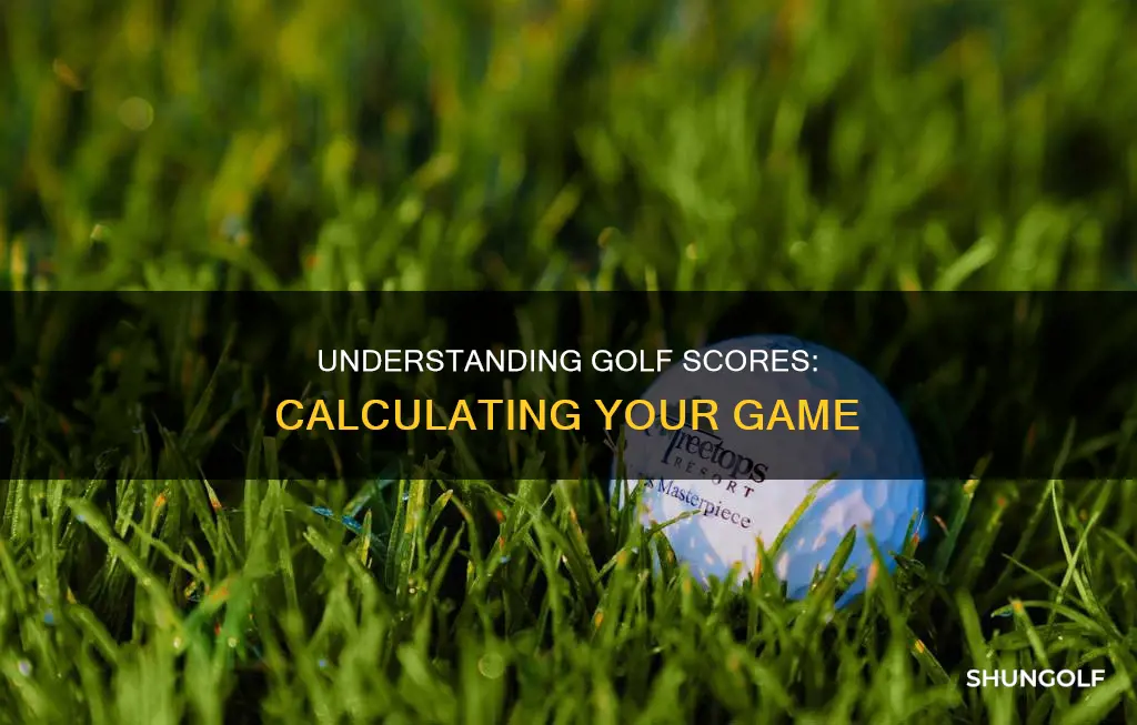 how do you calculate golf scores
