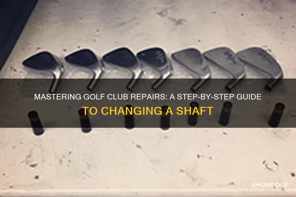 how do you change a shaft on a golf club