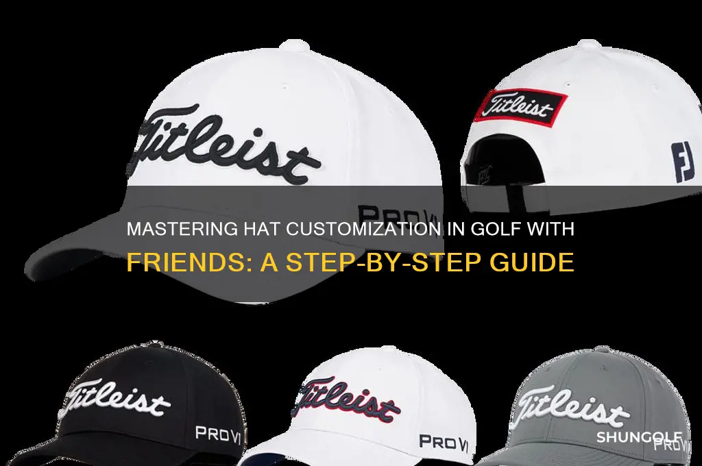 how do you change your hat in golf with friends